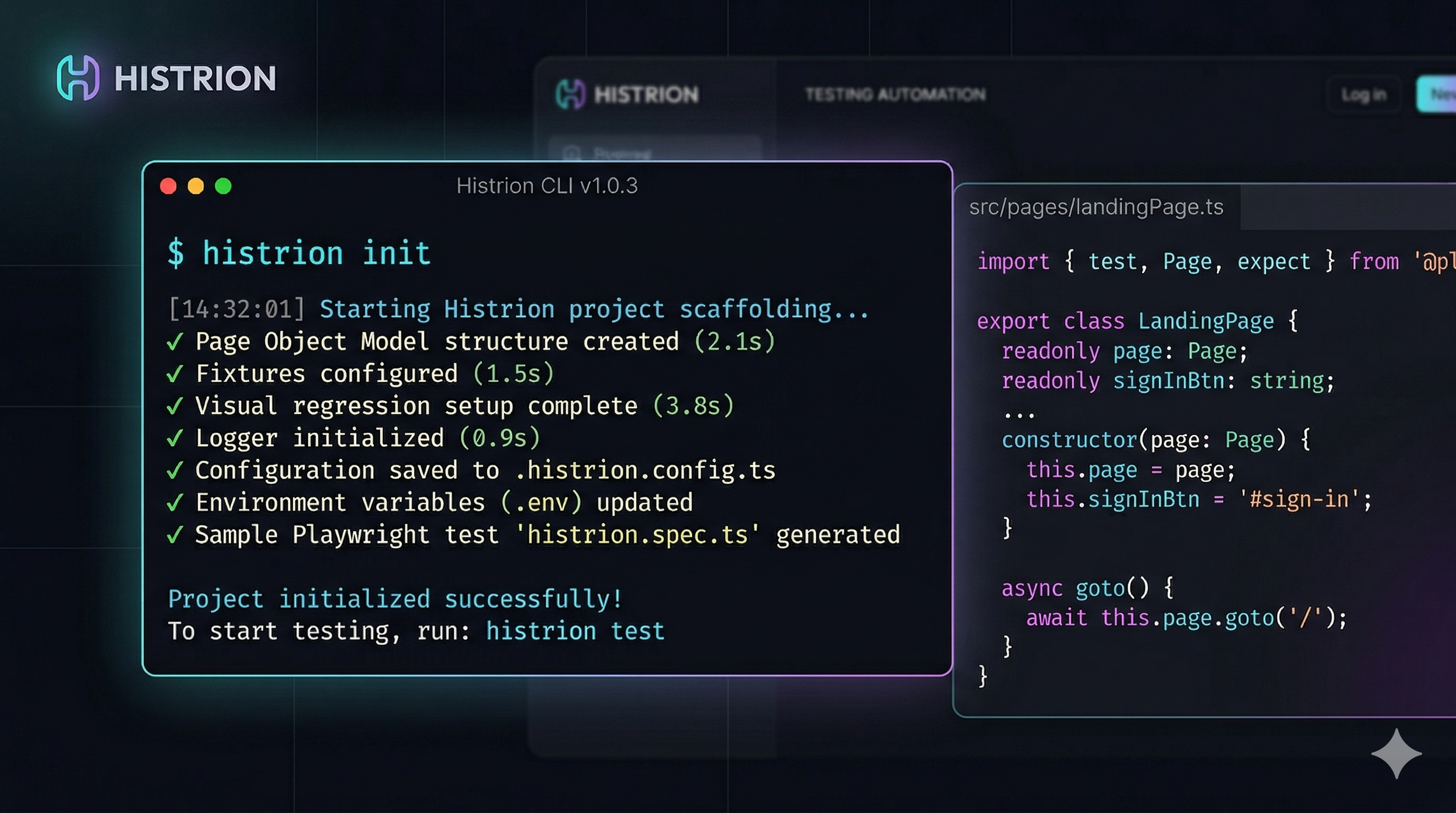Histrion - Playwright Testing Toolkit